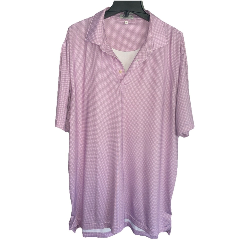 Peter Millar XL Purple Summer Comfort Golf Polo Shirt